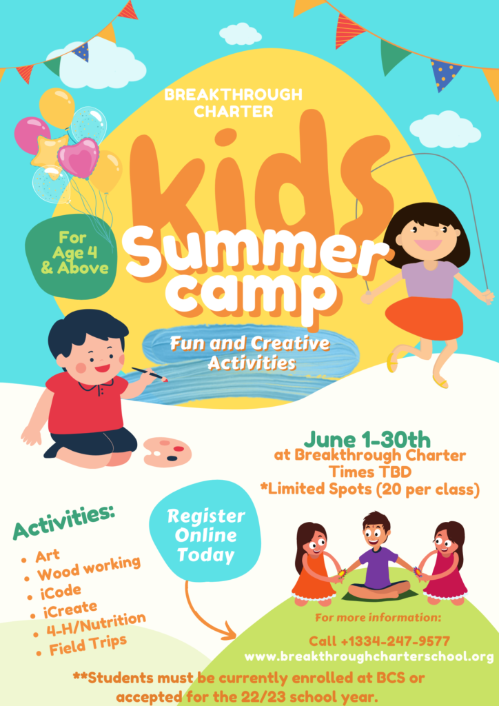 Summer Enrichment | Breakthrough Charter School